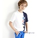 HUGO BOSS Kidswear  Boys White & Blue Logo T-Shirt