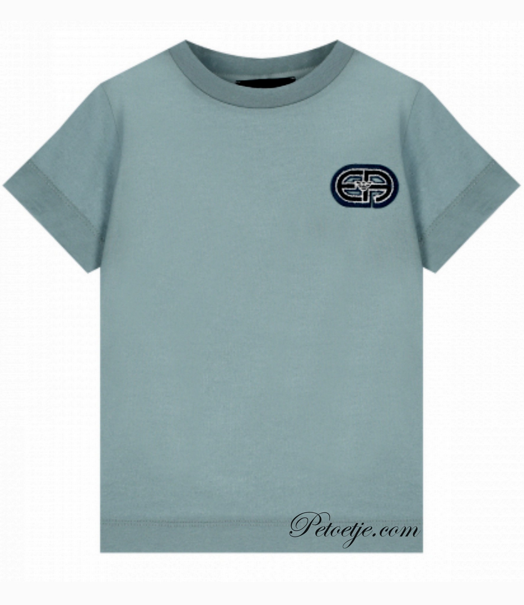 Vegen Maaltijd aangrenzend Jongens Blauwe EA Logo T-Shirt - Petoetje