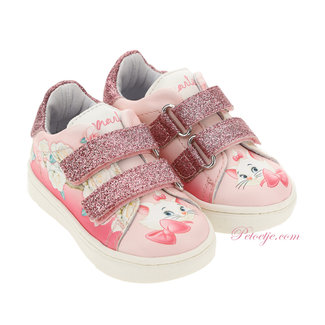 MONNALISA Roze Glitter Disney Sneakers - Marie