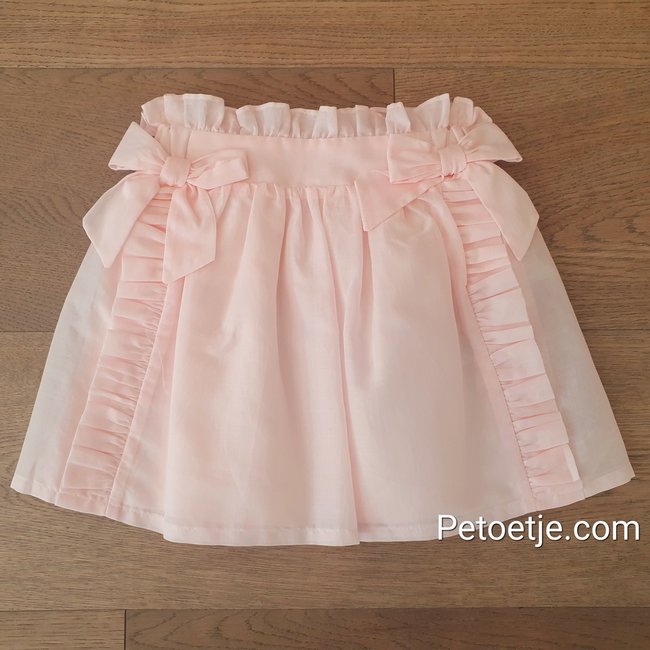 LAPIN HOUSE Girls Pink Ruffle Skirt