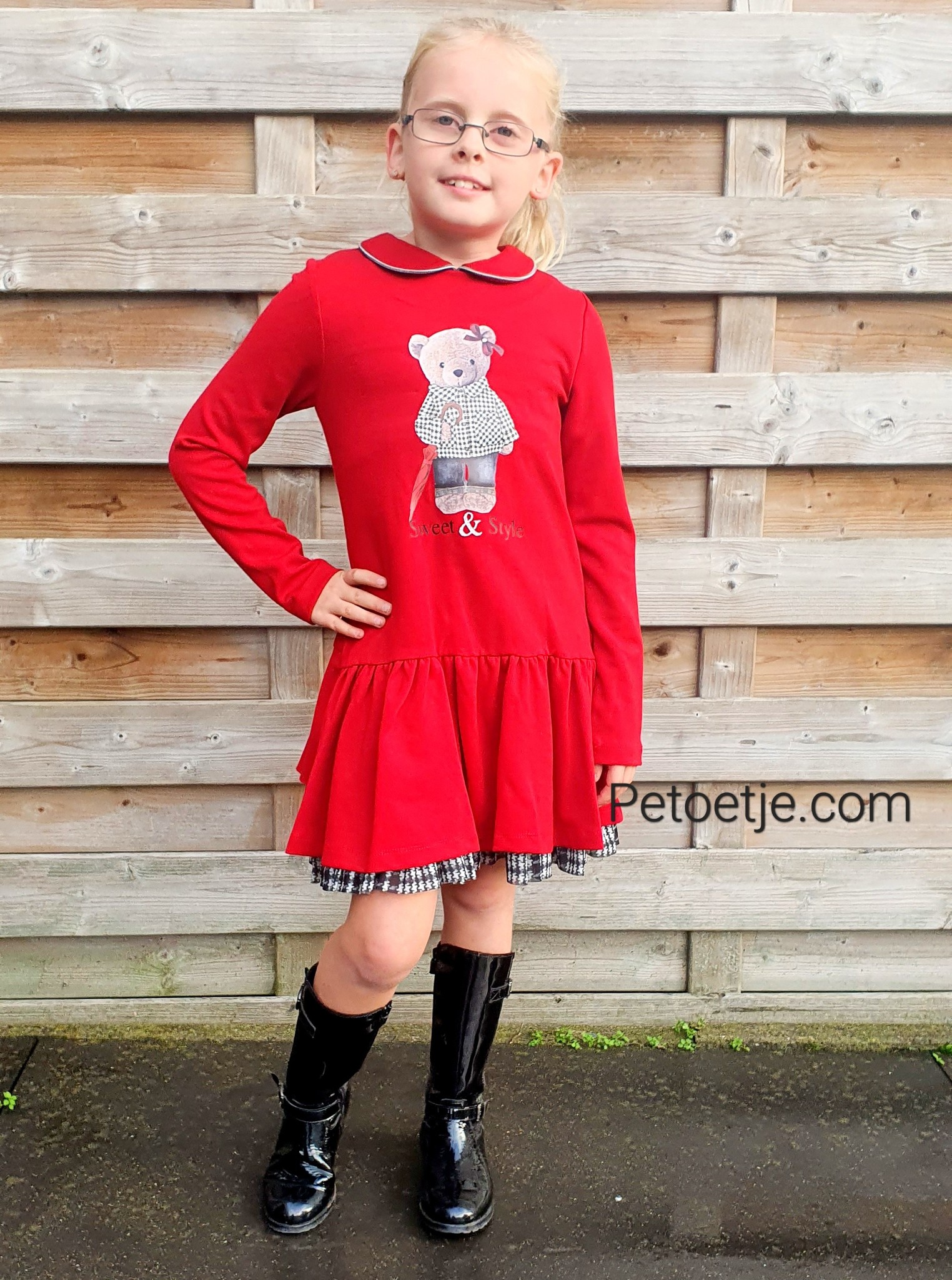 red teddy dress