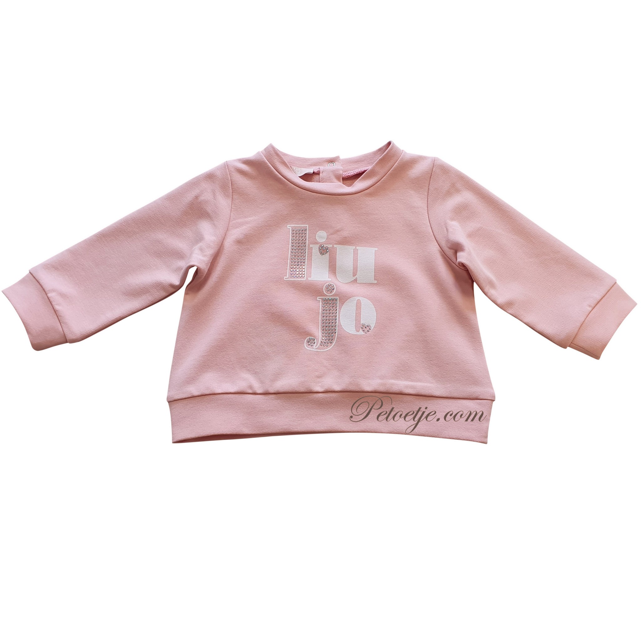 Baby Meisjes Roze Logo Sweater - Petoetje