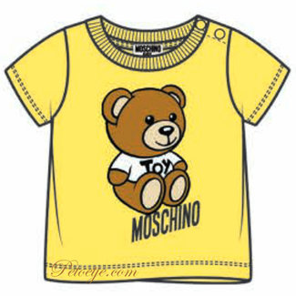 MOSCHINO Baby Gele Teddy T-Shirt