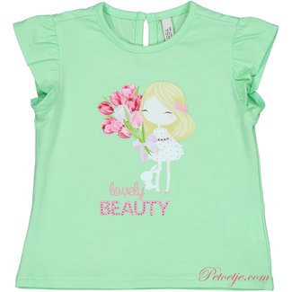 BIRBA - TRYBEYOND Girls Green Lovely T-Shirt