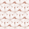 Hoeslaken FLOWERS Terracotta pink