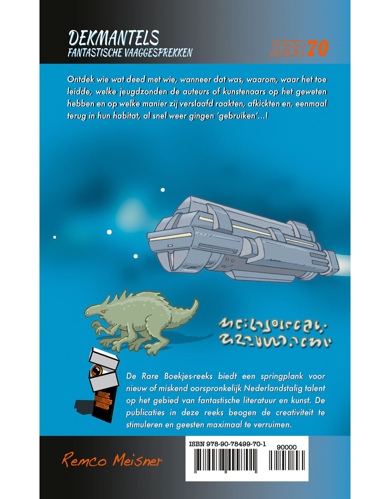 Rare Boekjes-reeks Dekmantels - fantastische vaaggesprekken