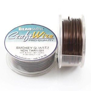BeadSmith Craft Wire 'Smokey Quartz' 18-28 gauge