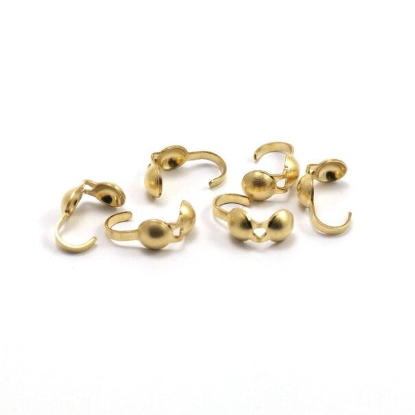 Goldfilled 14 kt kalotten 9x5 mm (p/st)