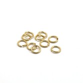 Goldfilled 14kt Montagering  ca. 5 mm - 10 stuks