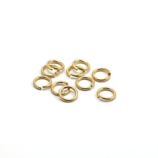 Goldfilled 14kt Montagering  ca. 5 mm - 10 stuks