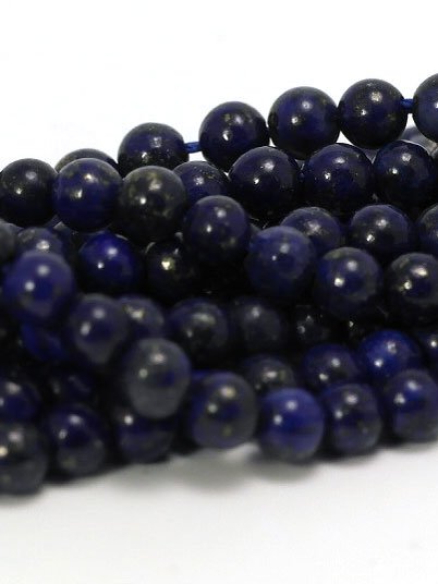 Lapis lazuli kralen 4 mm rond (1/2 streng)