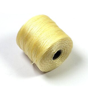 S-Lon Bead Cord Pale Yellow