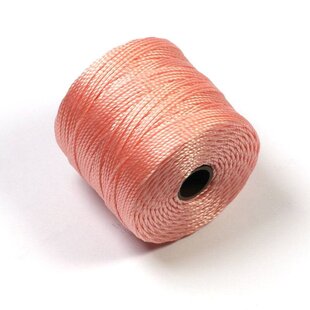 S-Lon Bead Cord Coral Pink
