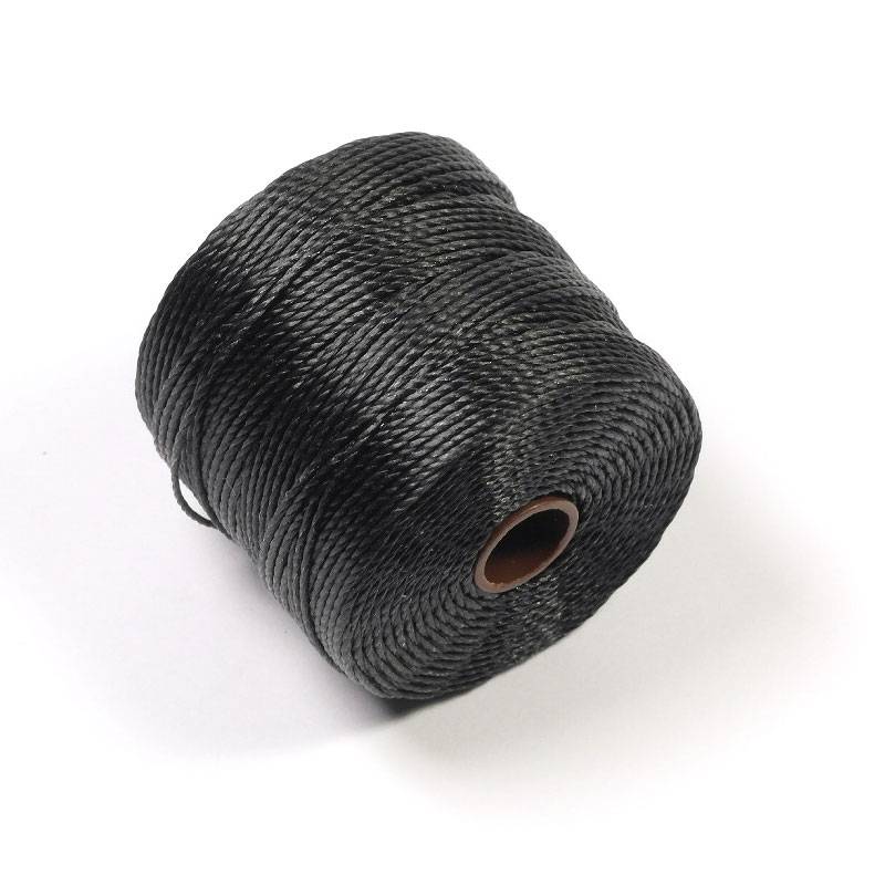 S-Lon Bead Cord Black