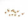 Goldfilled 14 kt Knijpkraal tube 2x1 mm - 100 stuks