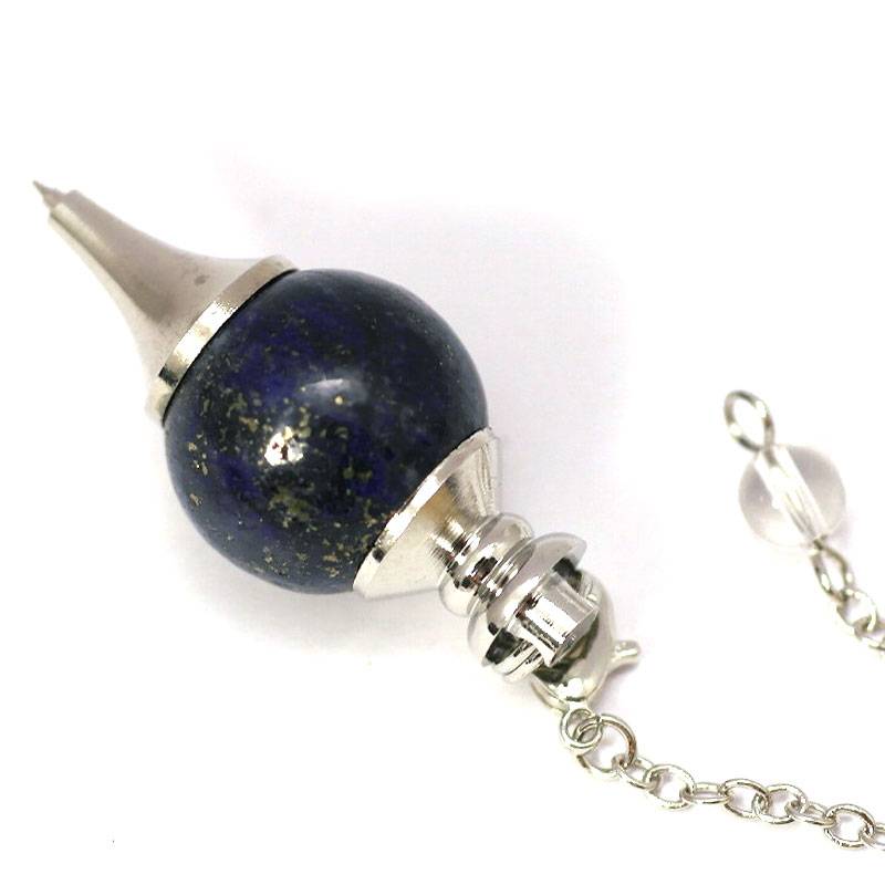 Lapis lazuli pendel hanger (p/st)