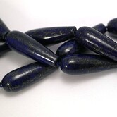 Lapis lazuli druppel kralen (streng)