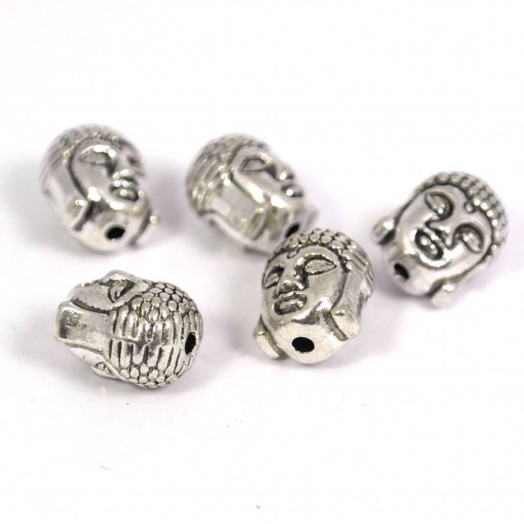 Boeddha kralen 11x9x8mm (per 5 st)