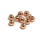 Metalen kralen 5 mm rond rosé goudkleur (10st)