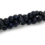 Lapis lazuli kralen 8 mm rond (natuurlijk) (streng)