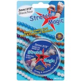 Stretch Magic elastiek zwart, diameter 0,5-1,0mm