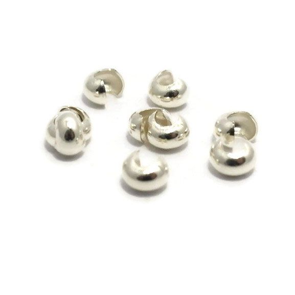 zilver knijpkraal verberger 4 mm