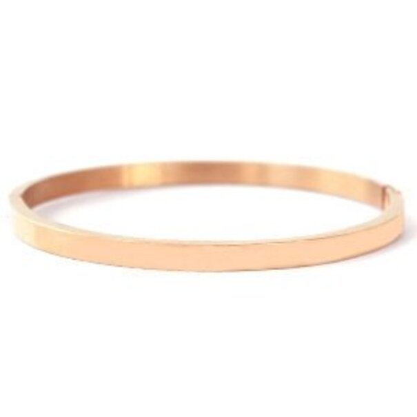 RVS armband rosé goudkleur (p/st)