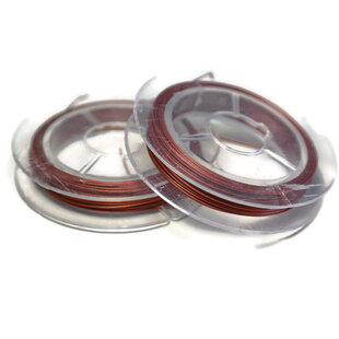 Metaaldraad 0.38 mm Indian Red (10 m)