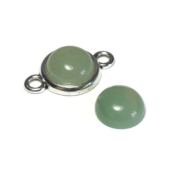 Aventurijn - Groene aventurijn cabochon 12 mm (p/st)