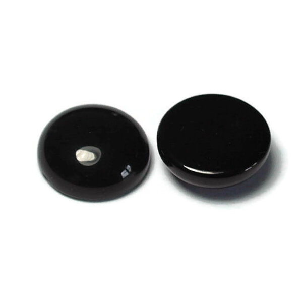 Black Stone  cabochon 12 mm (p/st)