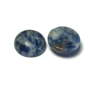 Blue spot stone cabochon 12 mm (p/st)