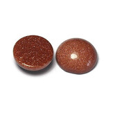 Goudsteen (bruin) cabochon 12 mm (p/st)