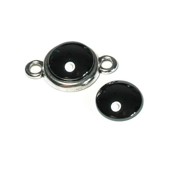 Hematiet cabochon 12 mm (p/st)