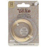 Wire elements -14 gauge 'Gold' semi-flexibel