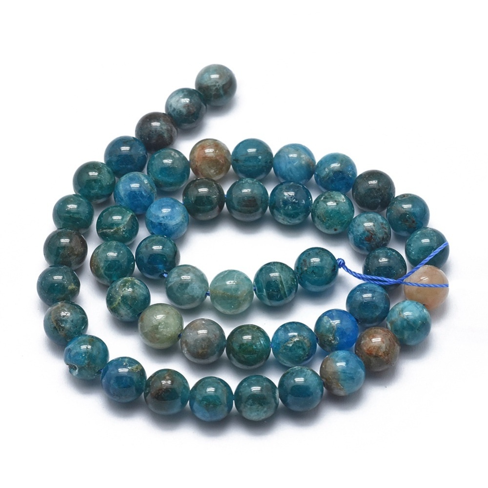 Apatiet kralen 8 mm rond (streng)