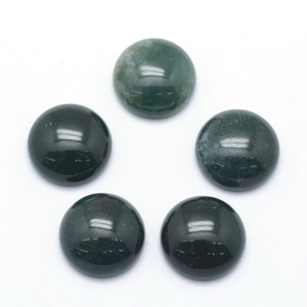 Agaat - mos agaat cabochon 12 mm