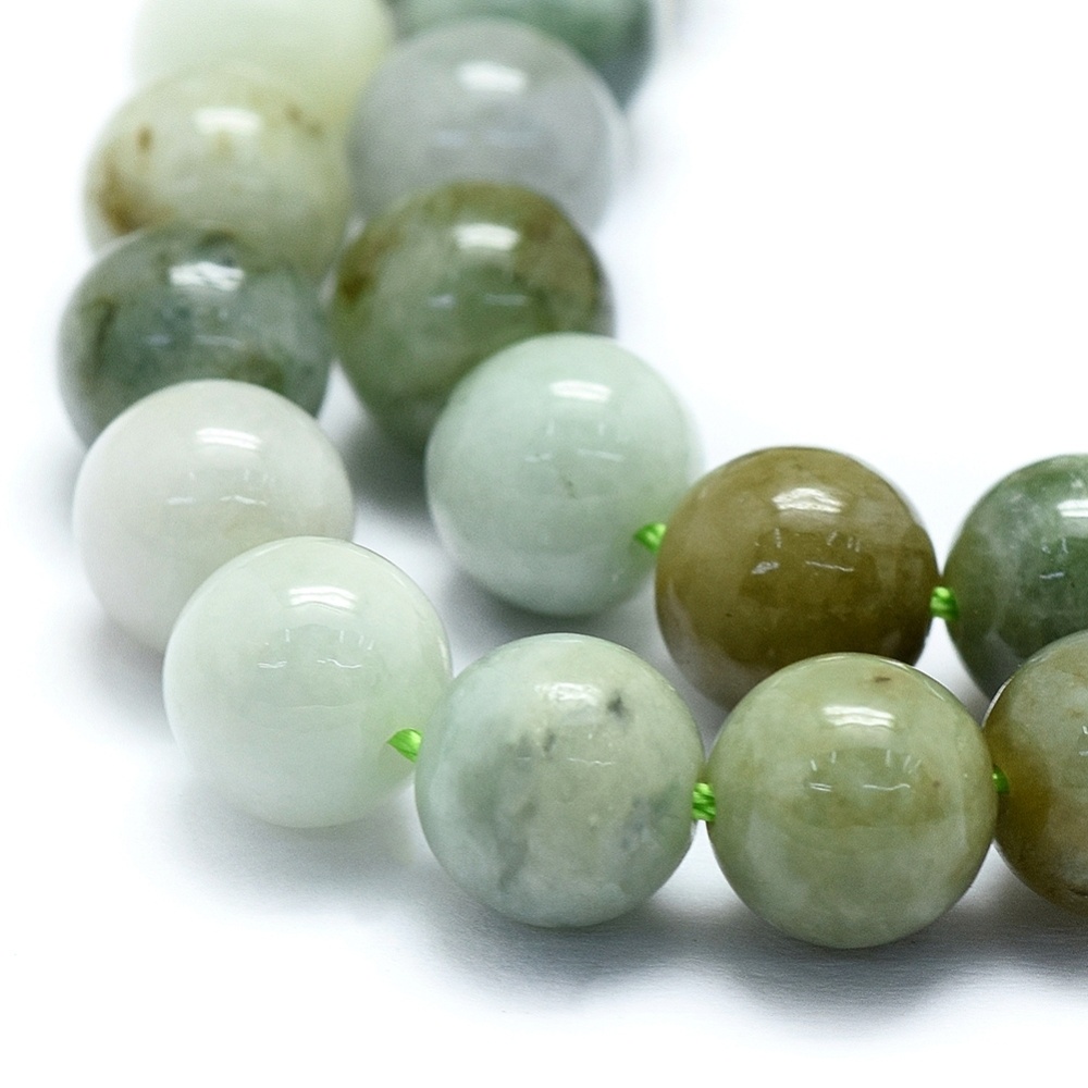 Jade (jadeiet) kralen 8 mm rond (streng)