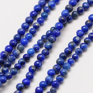 Lapis lazuli kralen 2 mm rond (streng)