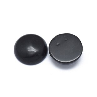 Obsidiaan cabochon 12 mm