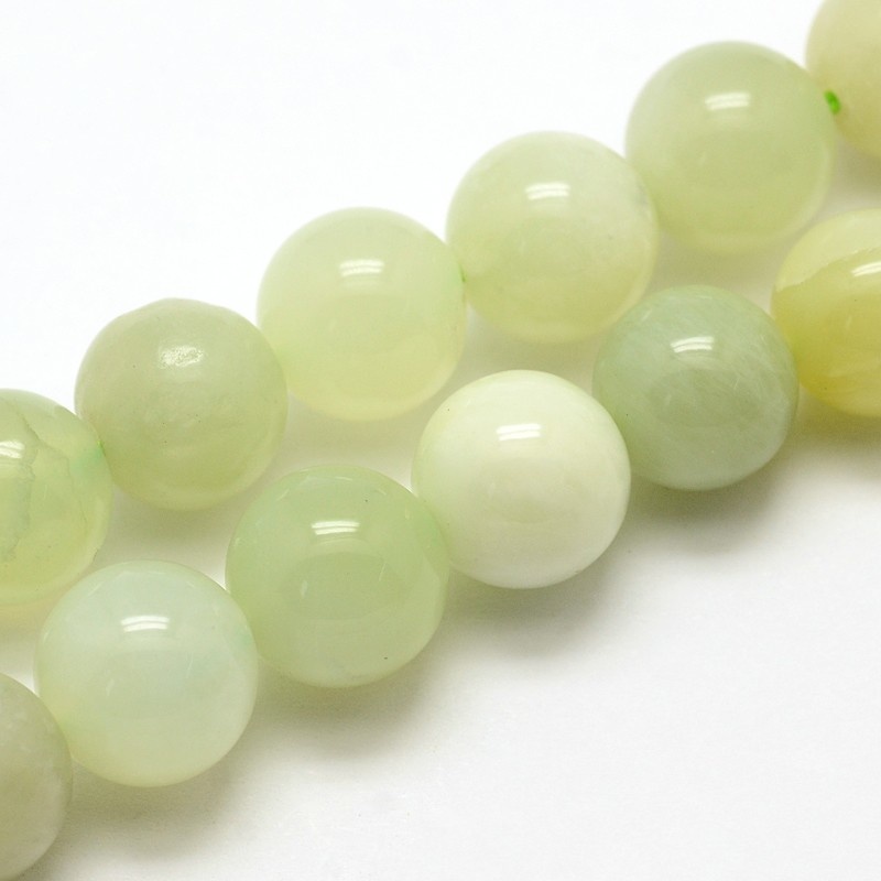 Jade - New Jade kralen 4 mm rond (streng)