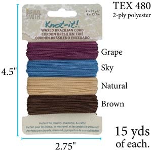 Knot-it Waxed Koord - Adventures Calling