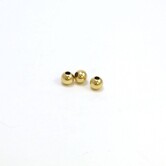 Goldfilled 14kt ronde kraal 4 mm 'smooth'  voordeel verpakking (100st)