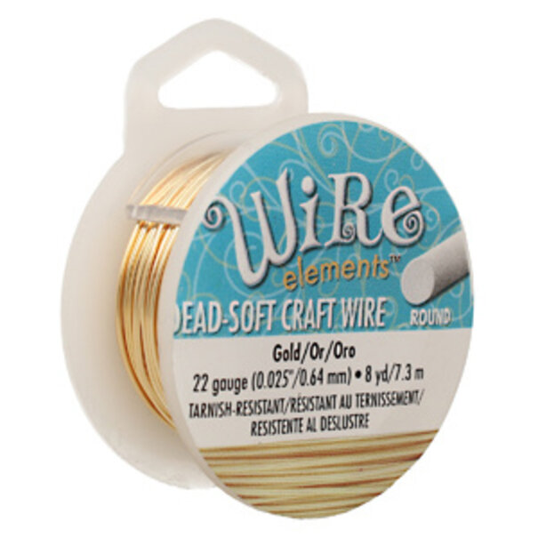 Craft Wire 'Gold' 16-28 gauge