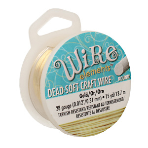 Craft Wire 'Gold' 16-28 gauge