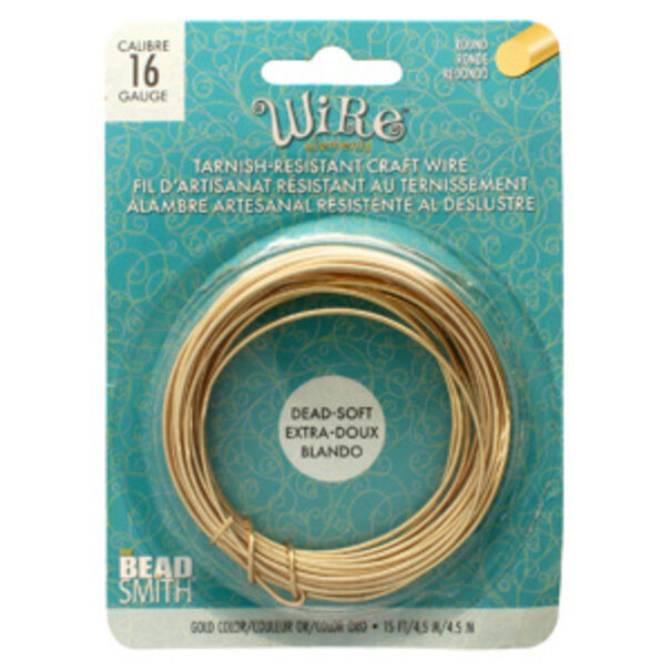 Craft Wire 'Gold' 16-28 gauge