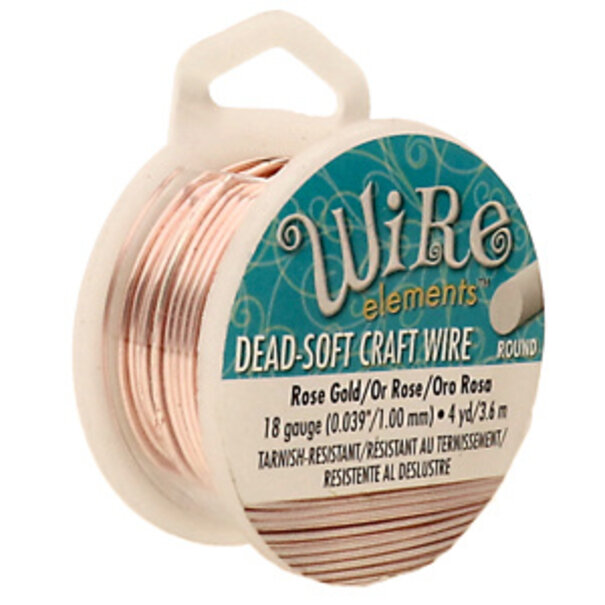 Craft Wire 'Rose Gold' 18-28 gauge