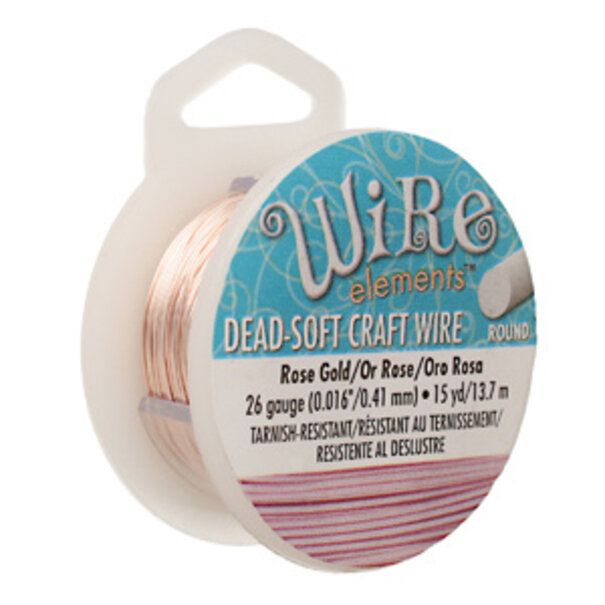 Craft Wire 'Rose Gold' 18-28 gauge