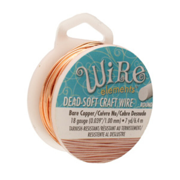 Craft Wire 'Bare Copper' 18-28 gauge