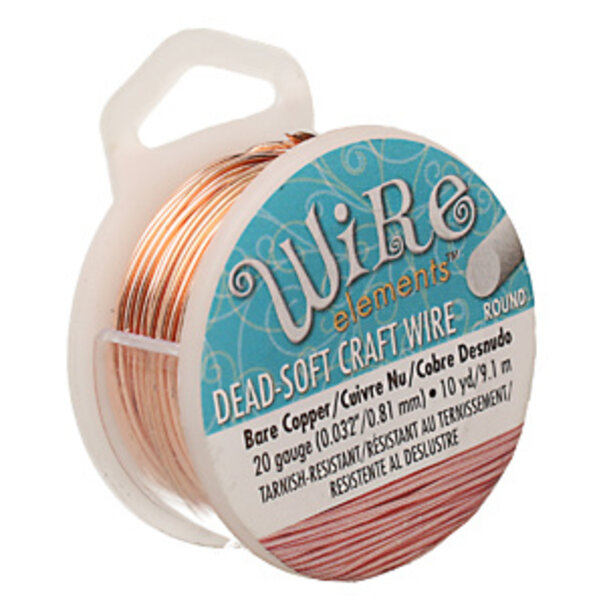 Craft Wire 'Bare Copper' 18-28 gauge