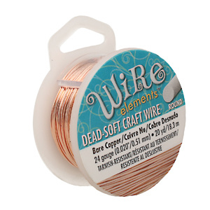 Craft Wire 'Bare Copper' 18-28 gauge